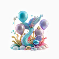 Mermaid Party Decorations thumbnail