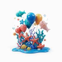 Under The Sea Party Decor thumbnail