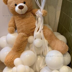 Baby Shower Backdrop in Miami with Oh Baby Neon image 3