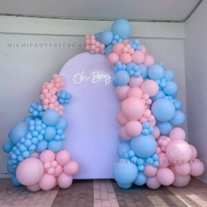 Backdrop Gender Reveal Setup in Miami image 1