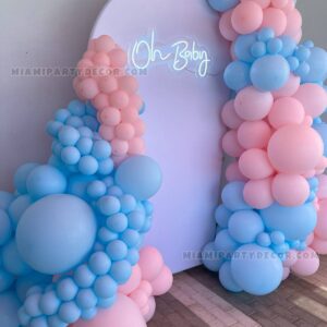 Backdrop Gender Reveal Setup in Miami image 2