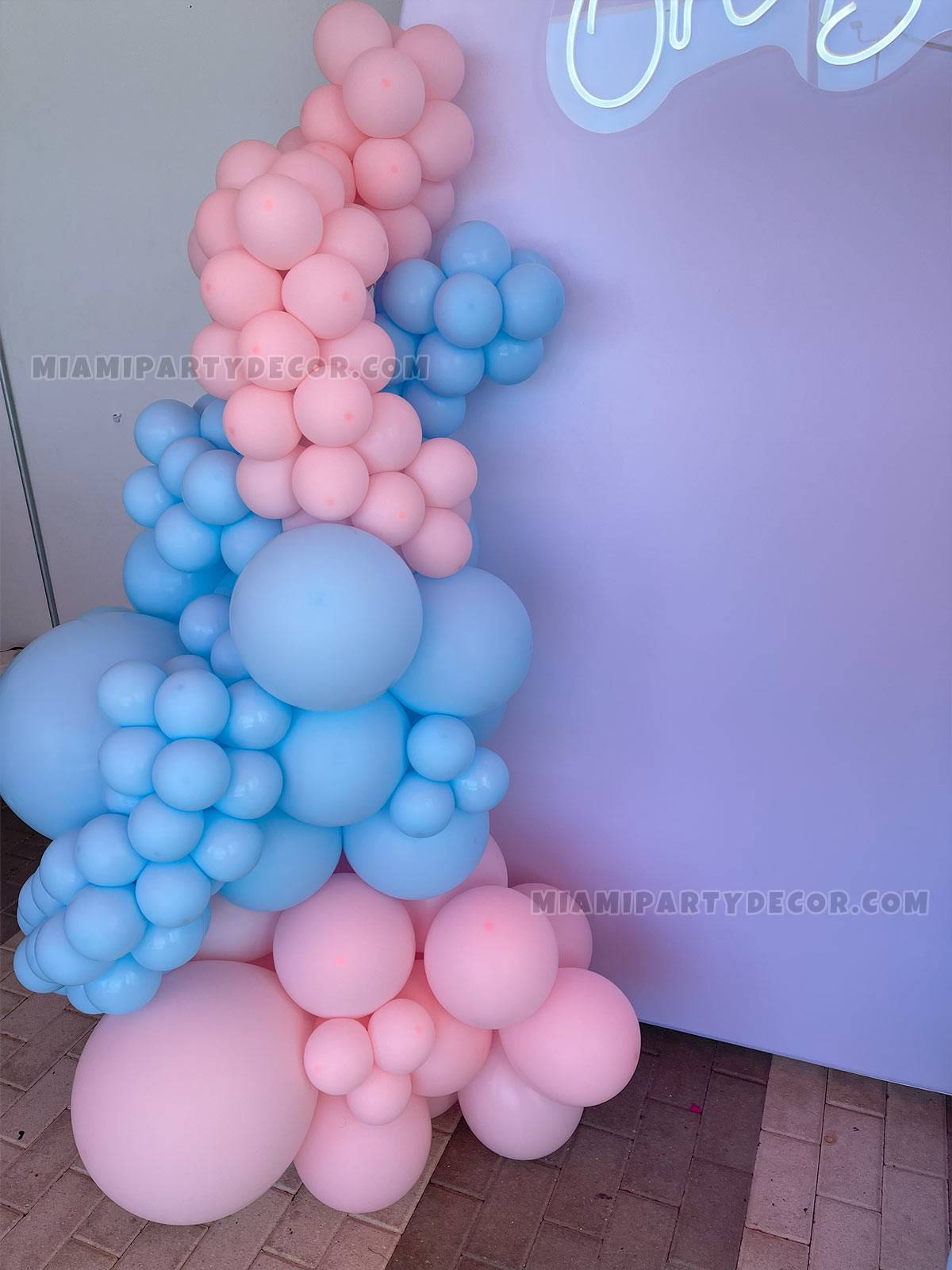 Backdrop Gender Reveal Setup in Miami image 3