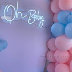 Backdrop Gender Reveal Setup in Miami image 4