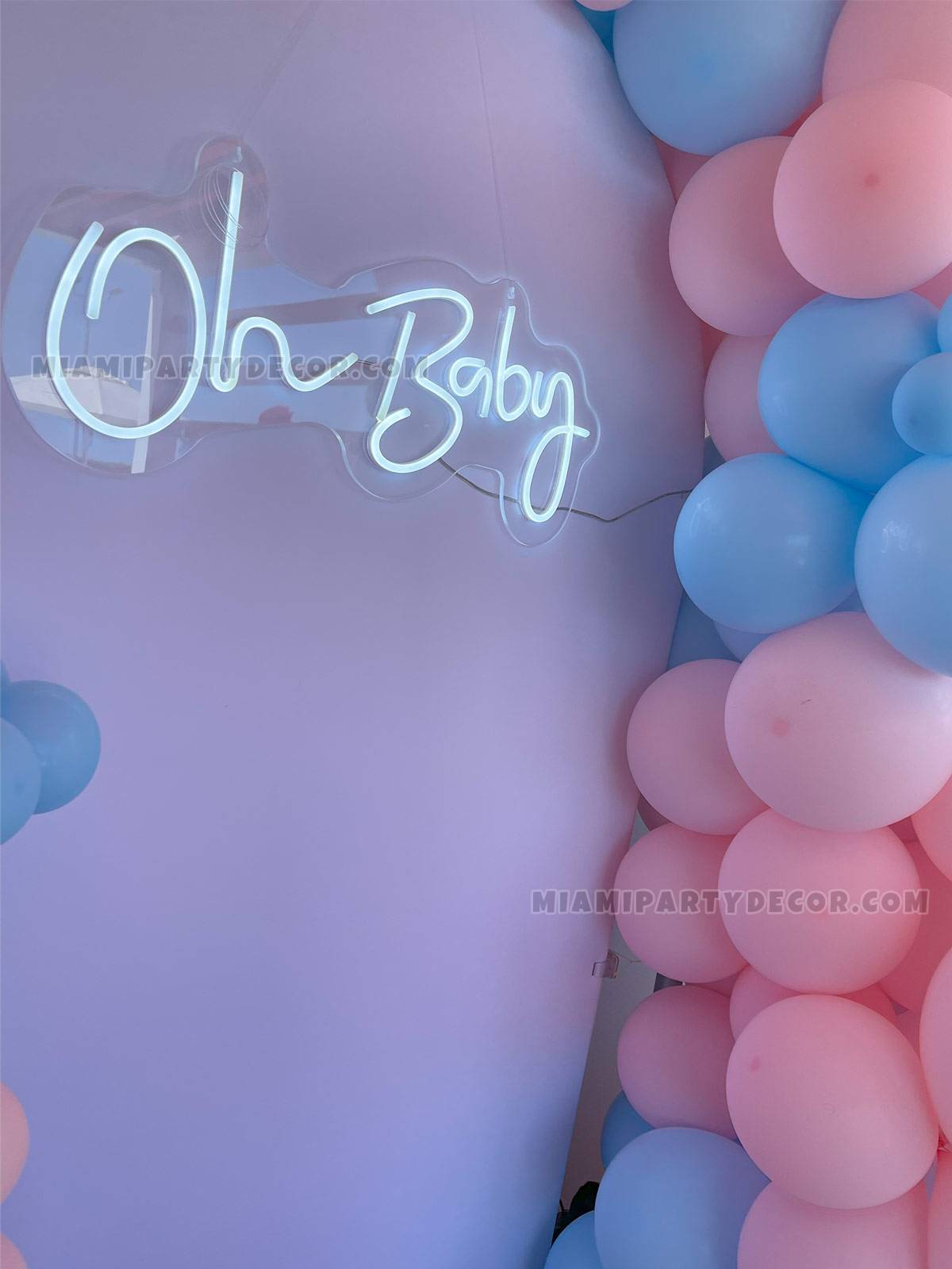 Backdrop Gender Reveal Setup in Miami image 4