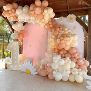Daisy Theme Party Backdrop in Miami for Birthdays image 1