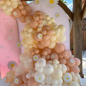Daisy Theme Party Backdrop in Miami for Birthdays image 3
