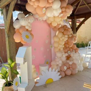 Daisy Theme Party Backdrop in Miami for Birthdays image 4